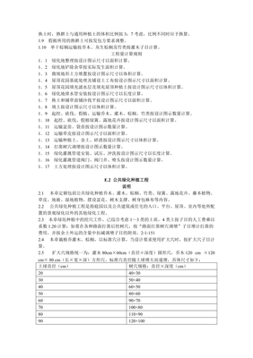 广东省园林绿化工程综合定额说明及计算规则